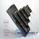 EEM2-GTS2 Obudowa zewnętrzna aluminiowa bezśrubowa USB-C 3.2 Gen 2 M.2 NVMe & SATA SSD + USB-A - USB-C redukcja