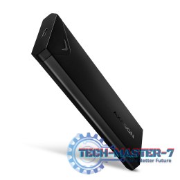 EEM2-UB2 Obudowa zewnętrzna aluminiowa, USB-C 3.2 Gen 2 - M.2 NVMe SSD, długość 42 do 80 mm Czarna