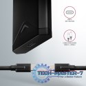 EEM2-UB2 Obudowa zewnętrzna aluminiowa, USB-C 3.2 Gen 2 - M.2 NVMe SSD, długość 42 do 80 mm Czarna