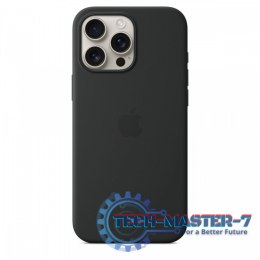 Etui silikonowe z MagSafe do iPhonea 16 Pro Max - czarne