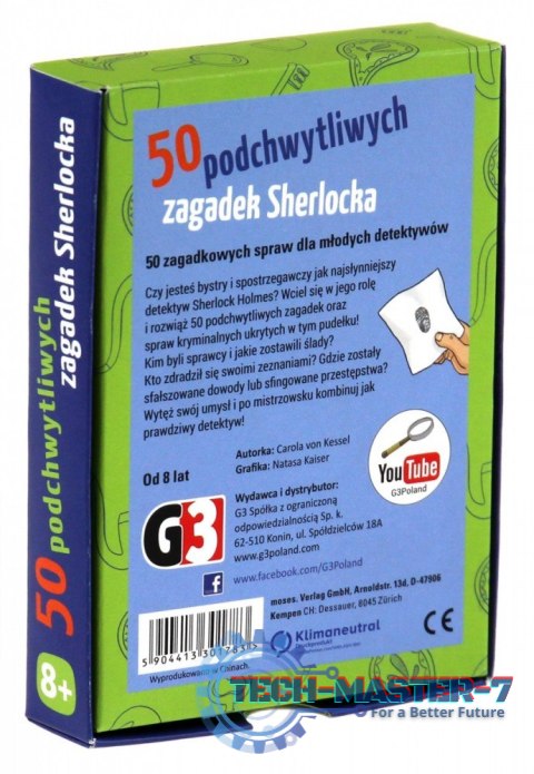 Gra 50 podchwytliwych zagadek Sherlocka Gra 50 podchwytliwych zagadek Sherlocka