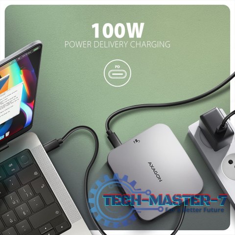 HMC-UFO Wieloportowy hub USB 9in1, 10Gbps, 2x USB-A, HDMI 4K/60Hz, M.2 NVMe/SATA, audio, PD 100W, SD/microSD, GLAN, 65cm USB-C k HMC-UFO Wieloportowy hub USB 9in1, 10Gbps, 2x USB-A, HDMI 4K/60Hz, M.2 NVMe/SATA, audio, PD 100W, SD/microSD, GLAN, 65cm USB-C k