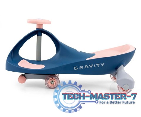 Jeździk grawitacyjny Gravity granatowo-różowy Jeździk grawitacyjny Gravity granatowo-różowy