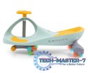 Jeździk grawitacyjny Gravity limonkowo-żółty