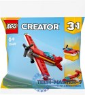 Klocki Creator 30669 Kultowy czerwony samolot