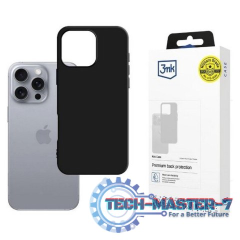 Matt Case iPhone 16 Pro 6,3 Czarne