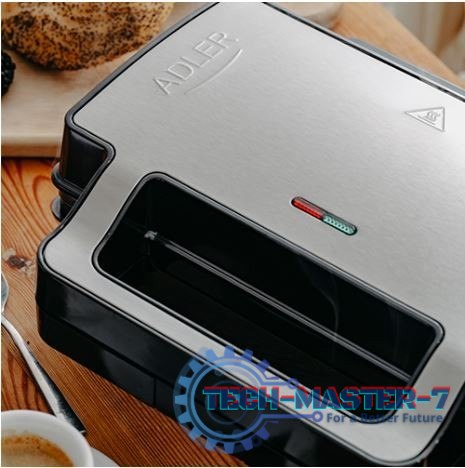 Opiekacz do kanapek 2w1 AD 3073 inox-czarny Opiekacz do kanapek 2w1 AD 3073 inox-czarny