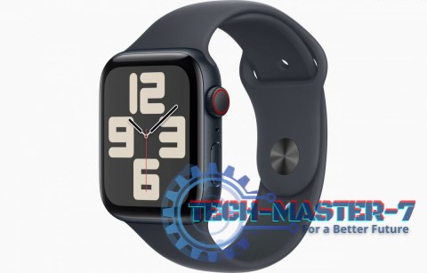 Watch SE GPS + Cellular, koperta 44 mm z aluminium w kolorze północy, pasek sportowy w kolorze północy - rozmiar M/L