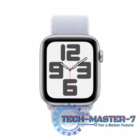 Watch SE GPS, koperta 44 mm z aluminium w kolorze srebrnym z opaską sportową w kolorze błękitnego obłoku Watch SE GPS, koperta 44 mm z aluminium w kolorze srebrnym z opaską sportową w kolorze błękitnego obłoku