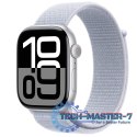 Watch Series 10 GPS, koperta 46 mm z aluminium w kolorze srebrnym z opaską sportową w kolorze błękitnego obłoku
