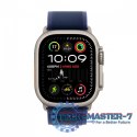 Watch Ultra 2 GPS + Cellular, koperta 49 mm z tytanu w kolorze naturalnym z opaską Trial S/M w kolorze niebieskim