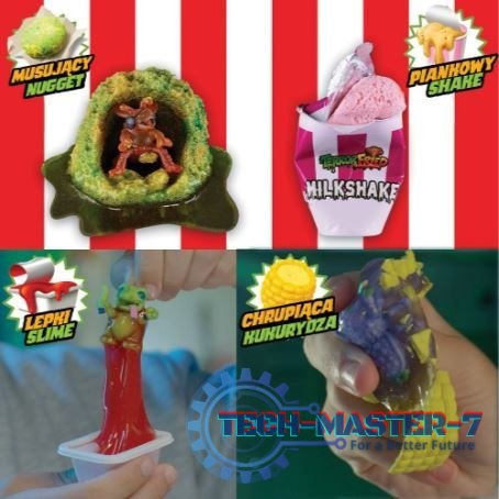 Zestaw figurek Terror Fried Paskudne kąski Zestaw figurek Terror Fried Paskudne kąski