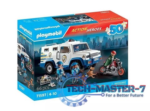 Zestaw z figurkami Action Heroes 71597 Transporter pieniędzy