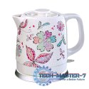 Ceramiczny czajnik elektryczny 1,5l 1500W MR-068-FLOWERS