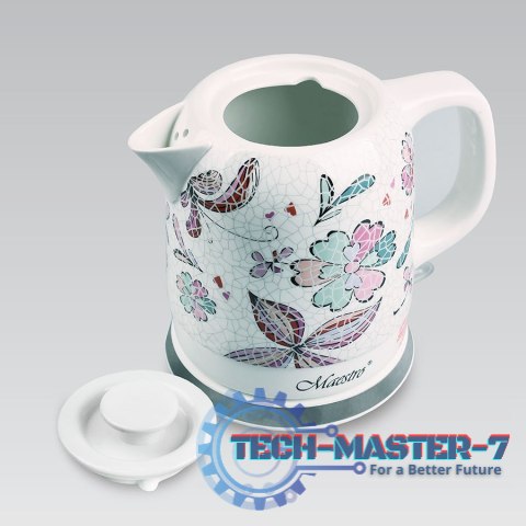 Ceramiczny czajnik elektryczny 1,5l 1500W MR-068-FLOWERS Ceramiczny czajnik elektryczny 1,5l 1500W MR-068-FLOWERS