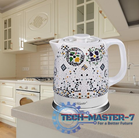 Ceramiczny czajnik elektryczny 1,5l 1500W MR-068-MOSAIC Ceramiczny czajnik elektryczny 1,5l 1500W MR-068-MOSAIC