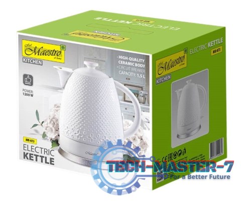Ceramiczny czajnik elektryczny 1,5l 1500W MR-073 Ceramiczny czajnik elektryczny 1,5l 1500W MR-073