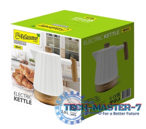 Ceramiczny czajnik elektryczny 2,0l 1800W MR-075 Ceramiczny czajnik elektryczny 2,0l 1800W MR-075
