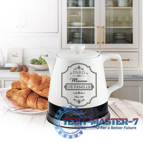 Ceramiczny czajnik elektryczny "PARIS MAISON" 1,0l 1200W MR-072 Ceramiczny czajnik elektryczny "PARIS MAISON" 1,0l 1200W MR-072