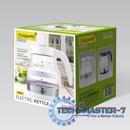 Czajnik elektryczny szklany 1,7l 2200W MR-061-BLACK