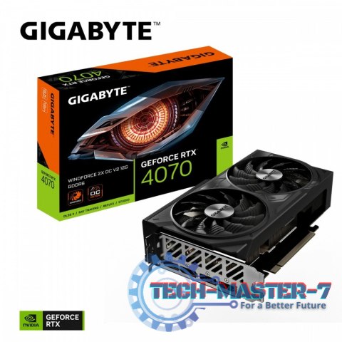 Karta graficzna GeForce RTX 4070 WINDFORCE 2X OC V2 12GB GDDR6 192bit Karta graficzna GeForce RTX 4070 WINDFORCE 2X OC V2 12GB GDDR6 192bit