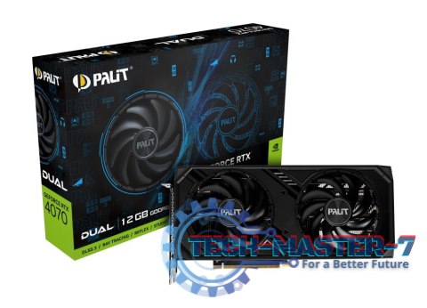 Karta graficzna RTX 4070 DUAL 12GB GDDR6 192bit 3DP