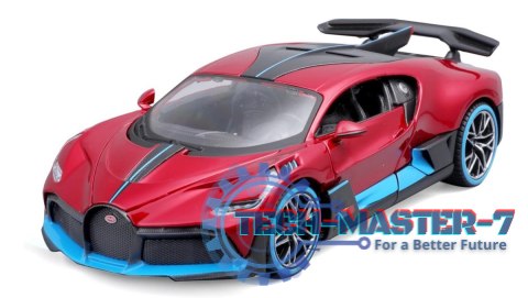 Model kompozytowy Bugatti Divo 1/24 czerwony Model kompozytowy Bugatti Divo 1/24 czerwony
