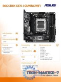 Płyta główna ROG STRIX X870-I GAMING WIFI AM5 2DDR5 HDMI/USBC