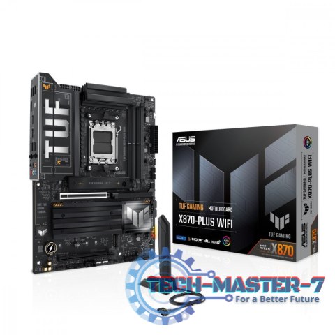 Płyta główna TUF GAMING X870-PLUS WIFI AM5 4DDR5 HDMI/USB-C