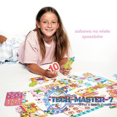 Puzzle Cyfry Króliczki Puzzle Cyfry Króliczki