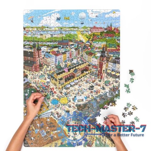 Puzzle Puzzlove Miasto Kraków 1000 elementów Puzzle Puzzlove Miasto Kraków 1000 elementów