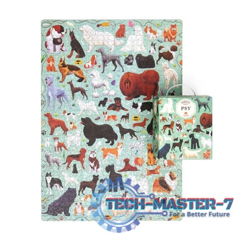 Puzzle Puzzlove Psy 1000 elementów Puzzle Puzzlove Psy 1000 elementów