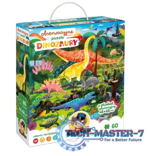 Puzzle obserwacyjne - Dinozaury
