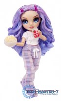 Lalka Rainbow High Junior PJ Party, Violet Purple