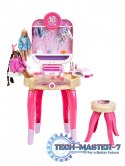 Toaletka Barbie z lampą do paznokci hybryd