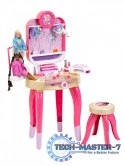 Toaletka Barbie z lampą do paznokci hybryd
