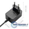 Ładowarka Super FAST PD for Raspberry PI 4 | USB-C | 15W | 5V | 3A | Czarna