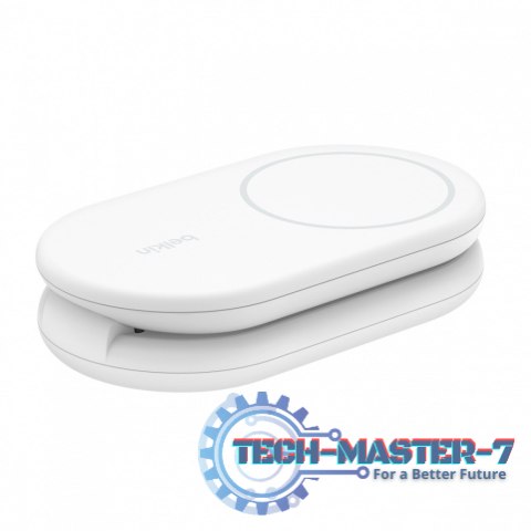 Magnetyczna podstawka ładująca BOOSTCHARGE 2w1 Qi2 15W biała składana Magnetyczna podstawka ładująca BOOSTCHARGE 2w1 Qi2 15W biała składana
