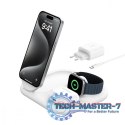 Magnetyczna podstawka ładująca BOOSTCHARGE 3w1 Qi2 15W biała składana