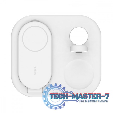 Magnetyczna podstawka ładująca BOOSTCHARGE 3w1 Qi2 15W biała składana Magnetyczna podstawka ładująca BOOSTCHARGE 3w1 Qi2 15W biała składana