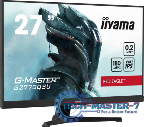 Monitor 27 cali G2770Q 0.2ms, IPS, DP, HDMI, 180Hz Monitor 27 cali G2770Q 0.2ms, IPS, DP, HDMI, 180Hz