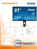 Monitor 27 cali XUB2797UHSNP-B1, 4K, IPS, DP, HDMI, USB-C, Pivot, HAS /5y/