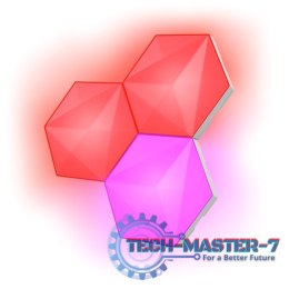 Panele dodatkowe GXT903 VYBZ LED HEXAGON 3 sztuki