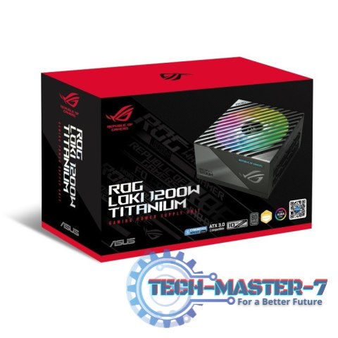 Zasilacz SFX-L ROG LOKI 1200W Titanium 80+ ATX 3.1/ARGB Zasilacz SFX-L ROG LOKI 1200W Titanium 80+ ATX 3.1/ARGB