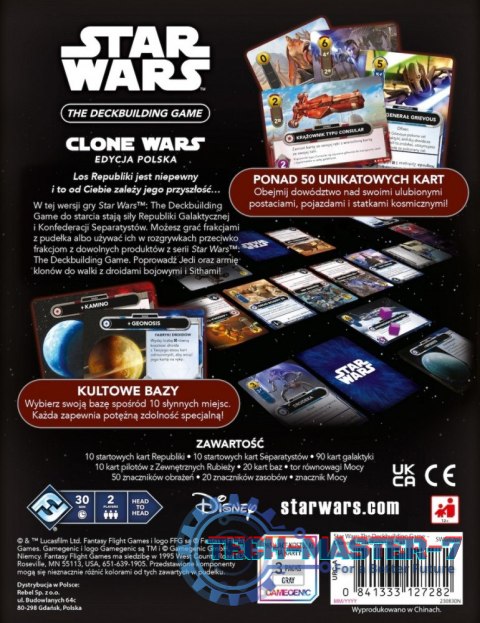 Gra Star Wars: The Deckbuilding Game - Clone Wars (edycja polska) Gra Star Wars: The Deckbuilding Game - Clone Wars (edycja polska)