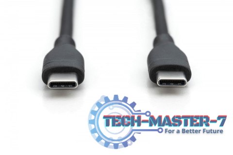 Kabel zasilający silikonowy USB-C - USB-C, USB 2.0 60W, 0,5m Czarny Kabel zasilający silikonowy USB-C - USB-C, USB 2.0 60W, 0,5m Czarny