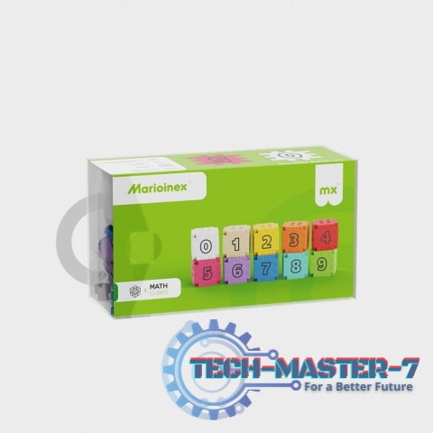 Klocki Mini Waffle Edu - Kostki matematyczne 60 elementów Klocki Mini Waffle Edu - Kostki matematyczne 60 elementów