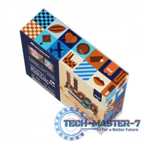 Klocki Mini Waffle Wedel - Mała fabryka czekolady 100 elementów Klocki Mini Waffle Wedel - Mała fabryka czekolady 100 elementów