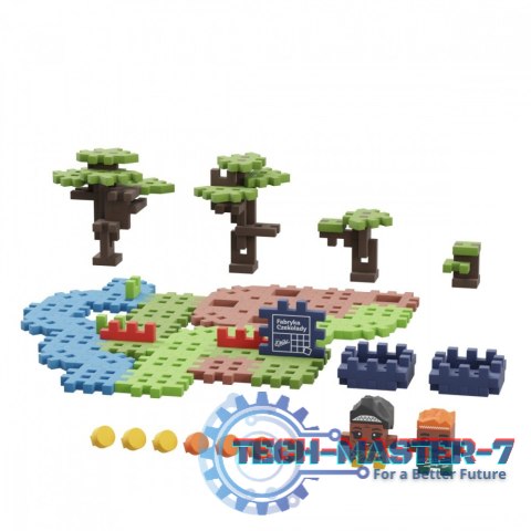 Klocki Mini Waffle Wedel - Plantacja kakao 100 elementów Klocki Mini Waffle Wedel - Plantacja kakao 100 elementów
