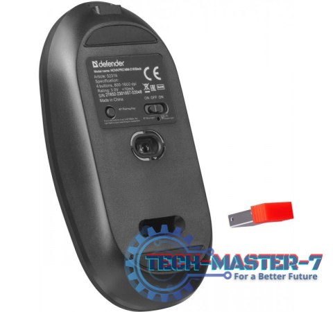 Mysz bezprzewodowa NOVAPRO MM-316 RF Czarna 1600 DPI Mysz bezprzewodowa NOVAPRO MM-316 RF Czarna 1600 DPI